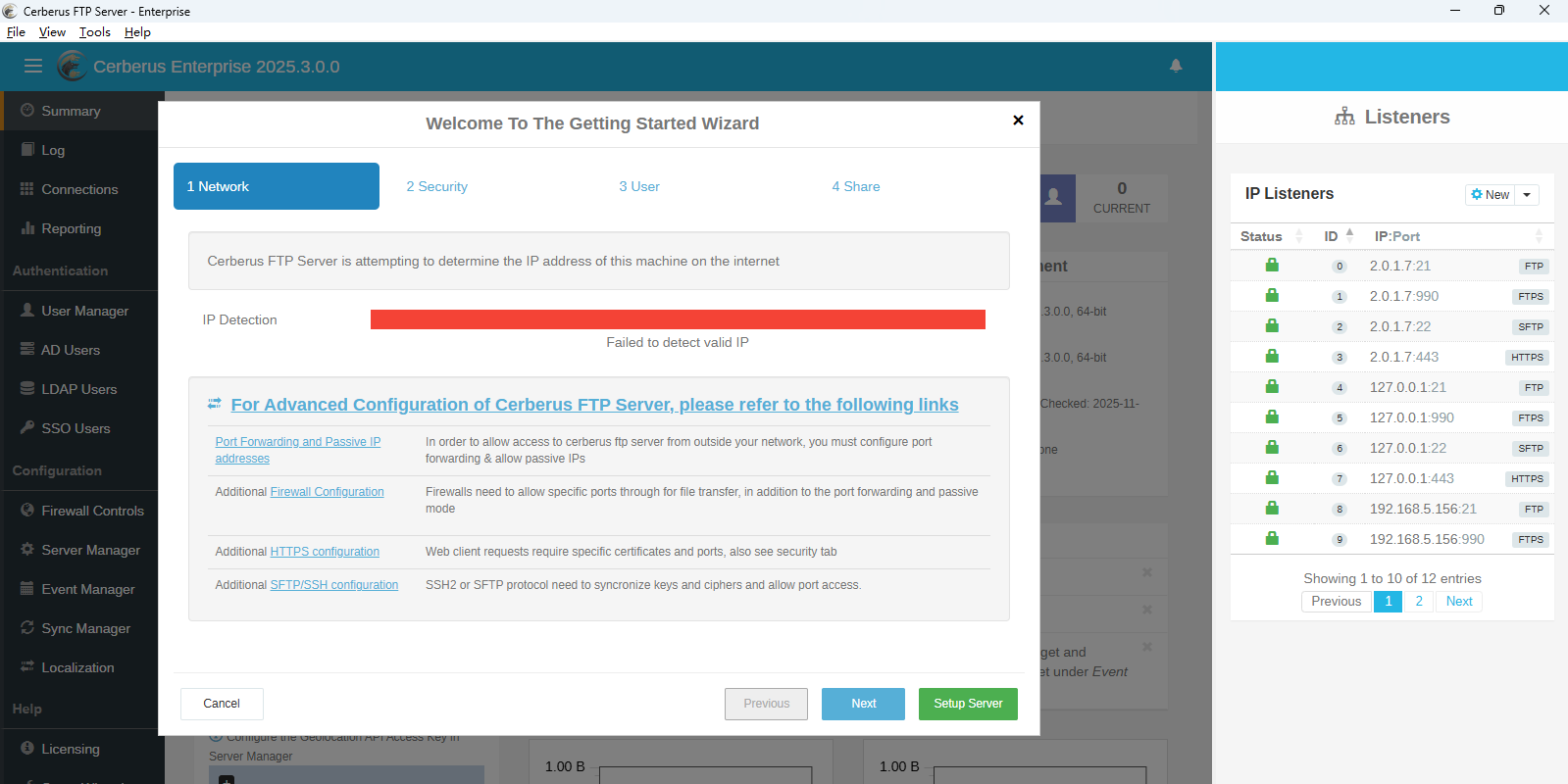 Cerberus FTP Serverͼ1