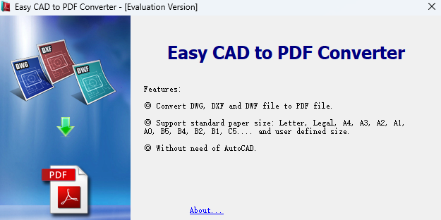Easy CAD to PDF Converter��ͼ1