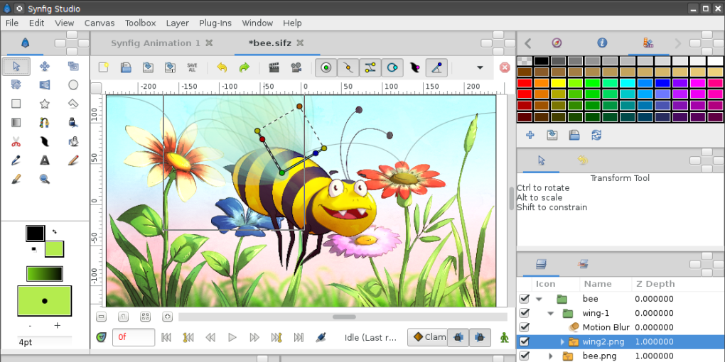 Synfig Studio��ͼ4